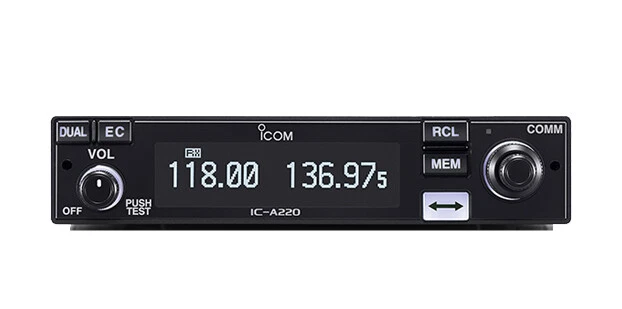 ICOM IC-A220 NON-TSO Version VHF AIR BAND Panel Mount Transceiver - Image 1 of 1