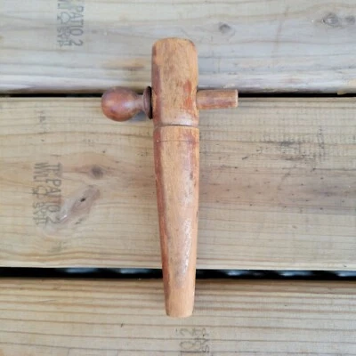Vintage Wooden Spigot Barrel Tap Keg Bung Plug Wood Dispenser Primitive Decor - Image 1 of 4