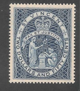 St. Vincent #197 (A24) VF MINT LH - 1955 $2.50 Seal of Colony  - Picture 1 of 1