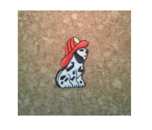 Dalmatian - Dog - Fireman - Puppy - Embroidered Iron On Applique Patch
