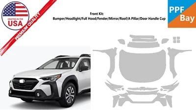 For Subaru Outback 2023-2025 Full Front Paint Protection Film PreCut Kit PPF - Image 1 of 4