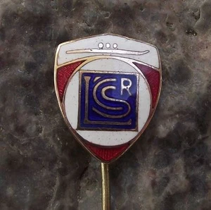 Antique Skiing Association Club of Czechoslovakia Ski Sports Pin Badge - Picture 1 of 2