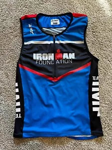 Zoot TriTank Ironman Foundation IMF Ambassador Team 1/2 Zip Triathlon Shirt XXL - Picture 1 of 15