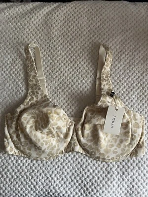 Aisilin Full Coverage Wired Bra. W635Y. Panther Print. 38DD - Image 1 of 4