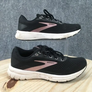 Brooks Shoes Womens 8.5 Signal 3 Running Sneakers Lace Up Low Top Black Fabric - Picture 1 of 16