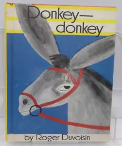 Donkey-Donkey by Roger Duvoisin ©1968 Hardcover VTG - Imagen 1 de 6