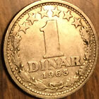 1965 Yugoslavia 1 Dinar Coin