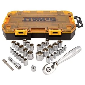 DEWALT DWMT73804 Drive Socket Set (34 Piece), 1/4" and 3/8" - Bild 1 von 1