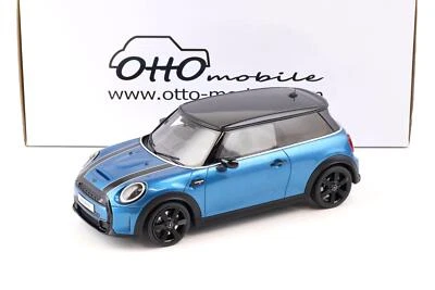 1:18 OTTO mobile OT982 MINI COOPER S Blu Metallizzato/Nero 2021 - Immagine 1 di 3