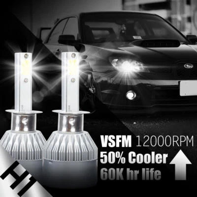 XENTEC 2x H1 LED Headlight Bulb Kit for Nissan Altima Maxima Low Beam Lamp 6000K - Imagem 1 de 4
