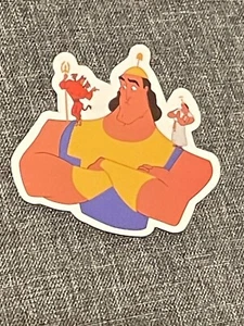 Disney Show Cartoons TV SHOW SMALL STICKER STICKERS kronk emperor's new groove - Zdjęcie 1 z 1