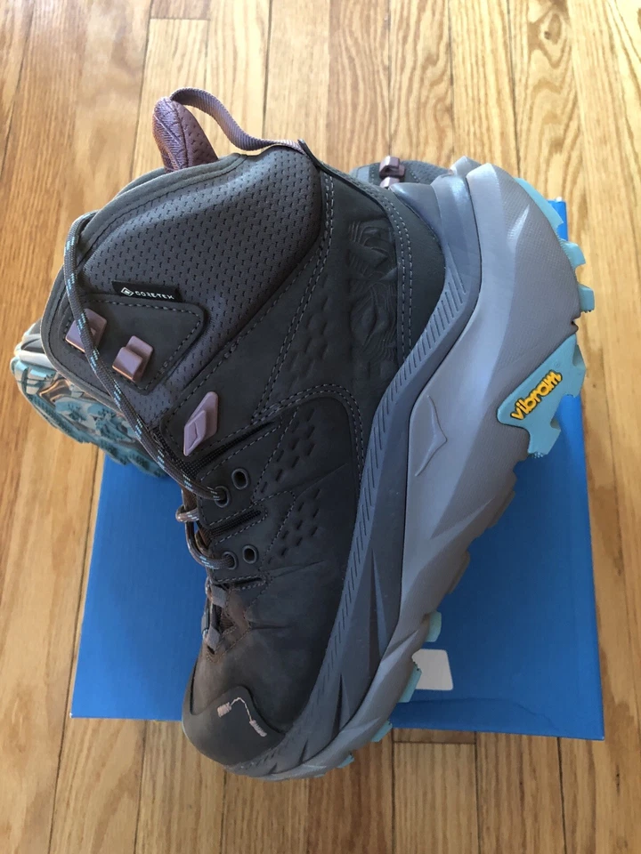 Hoka One One Kaha 2 GTX Women's Boots US 10.5 B Castle Rock Hiking Boots 1123156