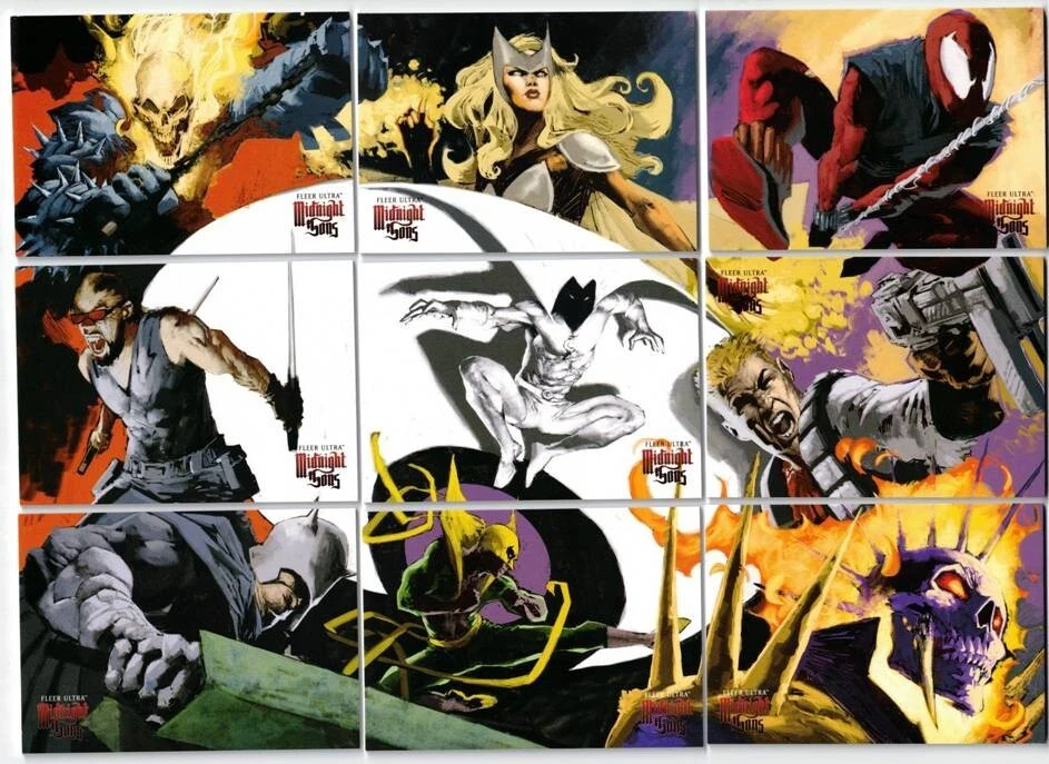 Marvel Midnight Sons: Complete 3x3 Puzzle Set (9) 2023 Fleer Ultra - Image 1 of 1