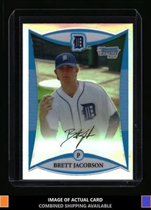 2008 Bowman Draft #BDPP28 Brett Jacobson Chrome Refractors Detroit Tigers - Picture 1 of 2