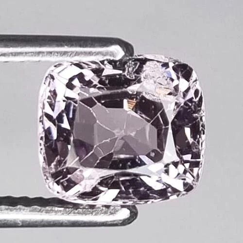 1.45 Cts. Natural Cushion Square Shape 5.75 x 6.40 mm Ceylon Lavender Spinel Gem - Image 1 of 4