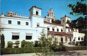 Ozark Bath House Hot Springs National Park Arkansas Postcard Unposted - Picture 1 of 2