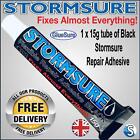 STORMSURE 15G BLACK FLEXIBLE WATERPROOF REPAIR ADHESIVE GLUE FIX RIPS & HOLES 