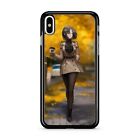 Anime Girl With Coffee For Apple iPhone 5 SE 6 7 8 XS Plus Aluminum Cover