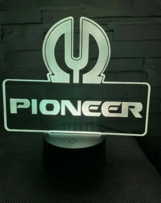 PIONEER Ledlight Logo Lampada Hifi Amplificatore Giradischi No Technics Marantz  - Imagen 1 de 4