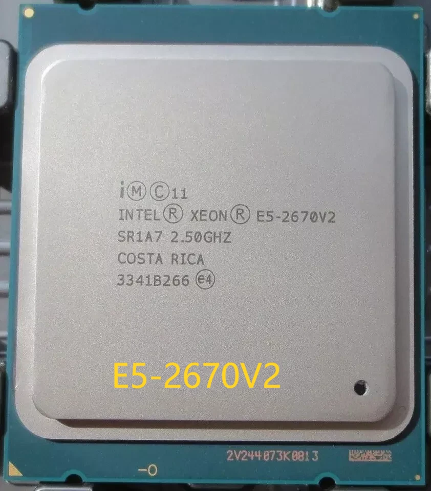 Intel Xeon E5-2670 v2 2.5GHz 10C/20T SR1A7 CPU | Used Tested Server Processor - Image 1 of 1
