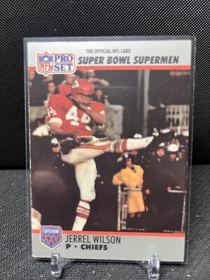 1990 Pro Set Super Bowl XXV Silver Anniversary - #119 Jerrel Wilson - Image 1 of 2