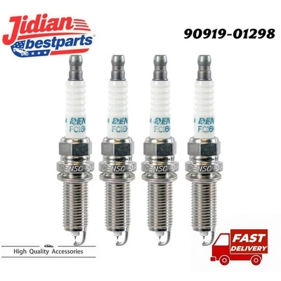 4Pcs 90919-01298 Fit For Toyota 16-21 Prius Iridium Spark Plug FC16HR-CY9 - Image 1 of 4