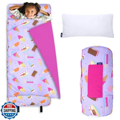Wildkin Kids Original Siesta Mat - Acogedora Estera para Dormir Niños con Almohada, Ideal para Sc Foto 1 de 4