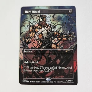 Dark Ritual Marvel's Spider-Man: Venom Unleashed Colors Secret Lair SLD MTG 2001 - Imagen 1 de 2
