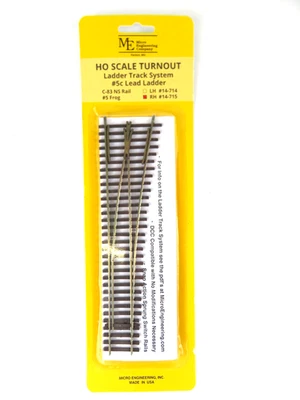 Micro Engineering HO 14-715 Code 83 Ladder Track System 5c Lead Ladder Switch RH - Image 1 of 2