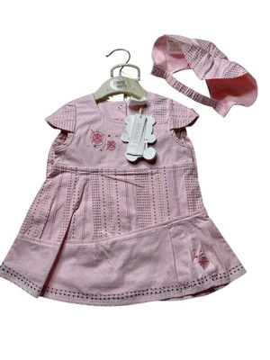 Conjunto de 3 piezas de vestido boutique Le Top para niñas Foto 1 de 4