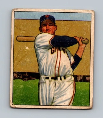 1950 Bowman #64 Al Dark LOW GRADE Vintage Baseball Card Foto 1 de 2