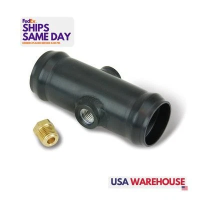 Flex-A-Lite 107078, One Black Aluminum In Line Hose Adapter1-1/ 2Id Radiator Hos - Image 1 of 4
