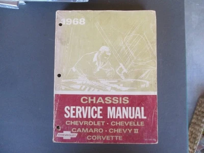 Libro: Chevrolet Chasis 1968 manual de servicio, Chevelle Camaro Chevy II Corvette Foto 1 de 4