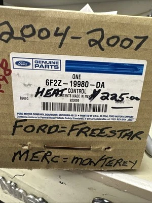 Панель управления кондиционером и теплом Ford 6F2Z-19980-DA R/B 4F2Z-19980-DA 2004-07 Ford/Merc - Изображение 1 из 4