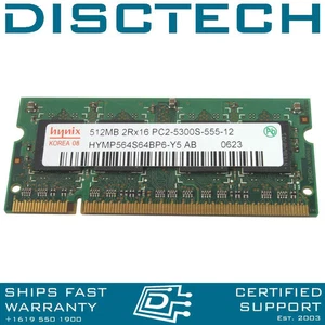 512MB DDR2-667 PC25300S 200-Pin SODIMM Non-EEC RAM Memory Module - Picture 1 of 2