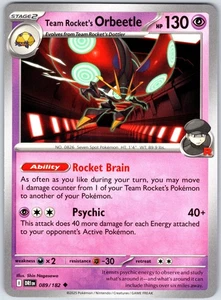 Team Rocket's Orbeetle 089/182 Near Mint SV10: Destined Rivals Pokemon Shipnow - Picture 1 of 1