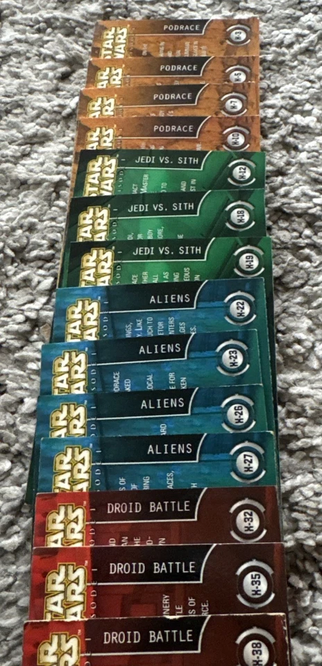 Topps Star Wars Episode 1 Expansion x38x35x32 x27x26x23x22x19x18x12x10x7x5x3 - Image 1 of 3