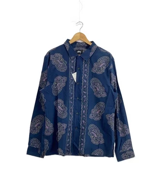 CAMISA STUSSY BIG PAISLEY Camisa Manga Larga L Algodón NVY Paisley Foto 1 de 4