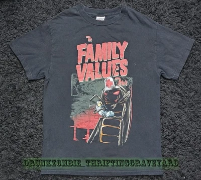 Camiseta FAMILY VALUE Tour Vintage 2006 Med KORN Deftones Flyleaf Metal Tee Foto 1 de 4