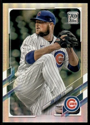 2021 Topps Rainbow Foil Parallel #278 Jon Lester Chicago Cubs - Image 1 of 2