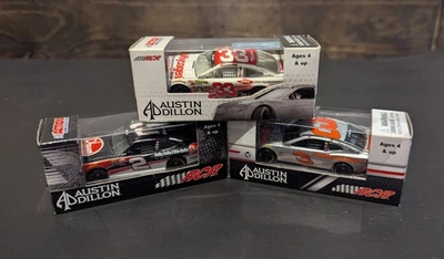 Austin Dillon 1:64 Diecast Lot: 2013 Mycogen Seeds, 2016 Rheem, 2018 Darlington - Image 1 of 4