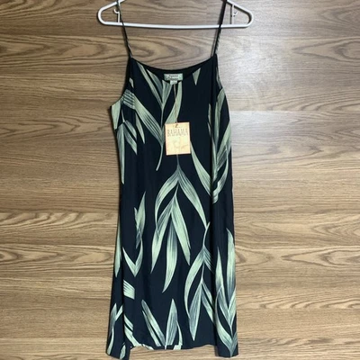 Maxi Vestido Tommy Bahama Floral 100% Seda Hawaiano Tropical Talla 12 Foto 1 de 4