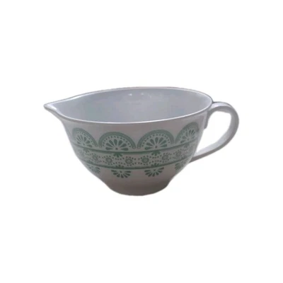 Pioneer Women Two Cup Melamine Measuring Cup Clara Green Spout Handle NWOT - Image 1 of 4