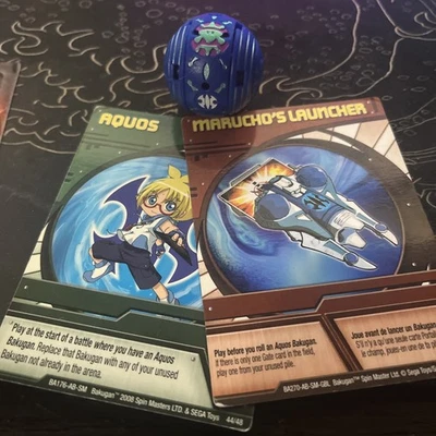Aquos Guardian Bakugan Dual Elfin 690 GPOWER New Vestoria With Ability Cards - Image 1 of 3