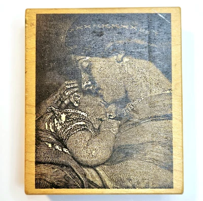 Sello de goma magenta MADRE Y BEBÉ 17600 Victoriano Love Adore Sleep Night z222 Foto 1 de 4