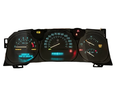 Cuadro de instrumentos velocímetro 02-05 medidores Buick LeSabre 189.269 millas reconstruido Foto 1 de 4