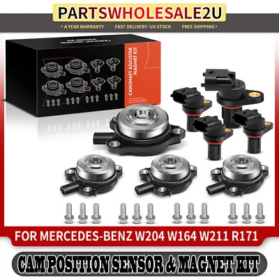 Kit de sensor de posición e imán del árbol de levas para Mercedes-Benz W204 W164 R171 C230 E350 Foto 1 de 4