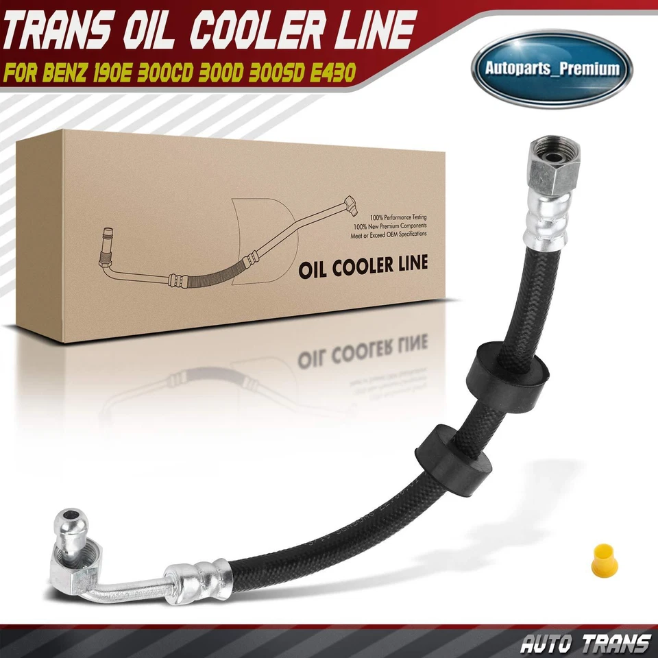 Auto Trans Oil Cooler Hose Assembly for Mercedes-Benz 190E 300CD 300D 300SD E430 - Image 1 of 4