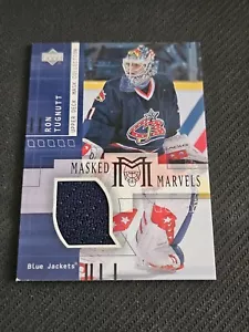2001-02 UPPER DECK UD MASK COLLECTION RON TUGNUTT MM-RT MASKED MARVEL JERSEY - Picture 1 of 2