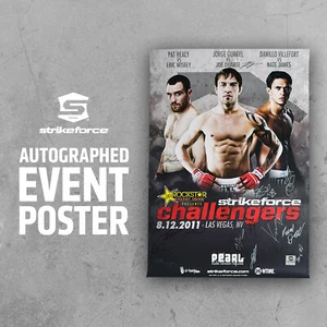 Strikeforce Challengers 18 Autographed Poster, SBC, Ronda Rousey, 74/100, UFC - Picture 1 of 6